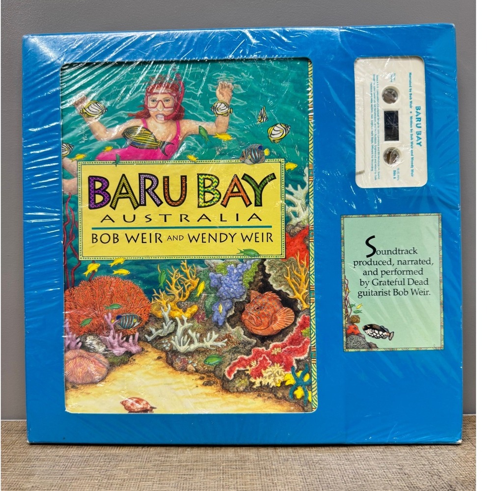 Vintage 1995 Baru Bay Australia Book & Cassette Sealed Grateful Dead Bob Weir
